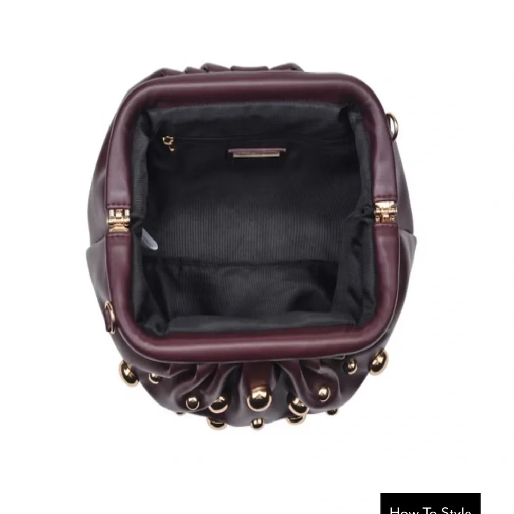 🍷URBAN EXPRESSIONS WINE/BROWN CAREY BAG🍷NWT